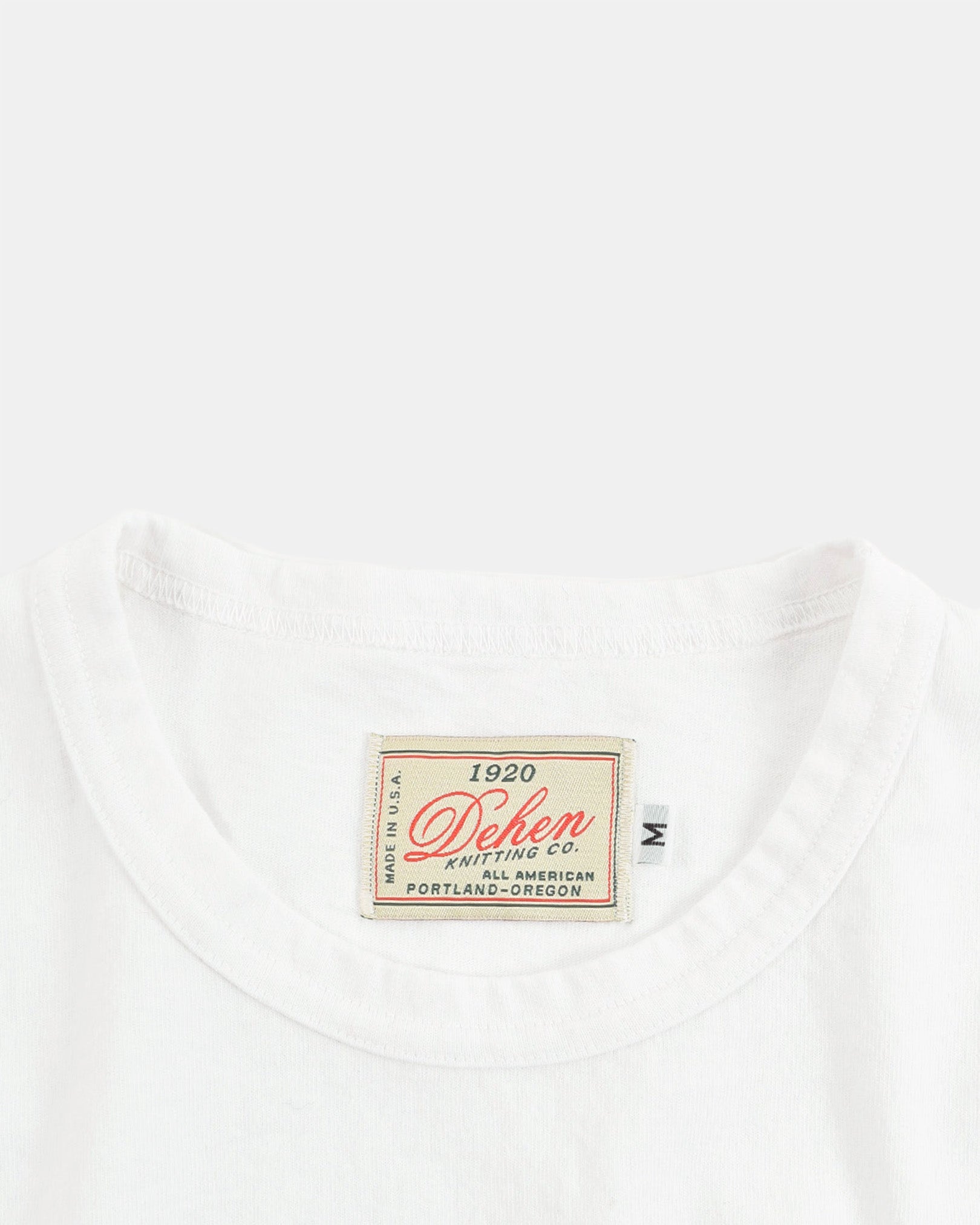 DEHEN - HEAVY DUTY TEE - WHITE