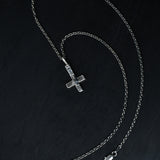NECKLACE - UPSIDE DOWN CROSS 50CM - N-061