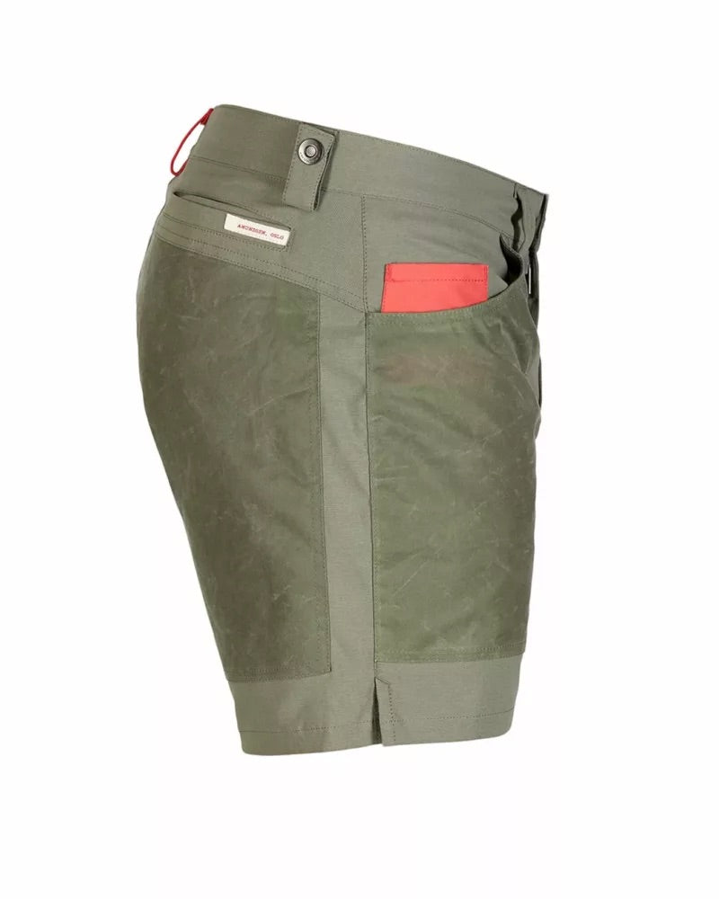 AMUNDSEN - FIELD SHORTS - 7 INCH - BLUE SURF/OLIVE ASH