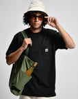 RANDY'S GARMENTS - TEE - POCKET LOGO - BLACK - TS001