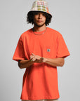 RANDY'S GARMENTS - TEE - POCKET LOGO - ORANGE - TS001
