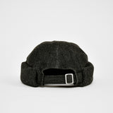 DENIM ROLL CAP - BLACK