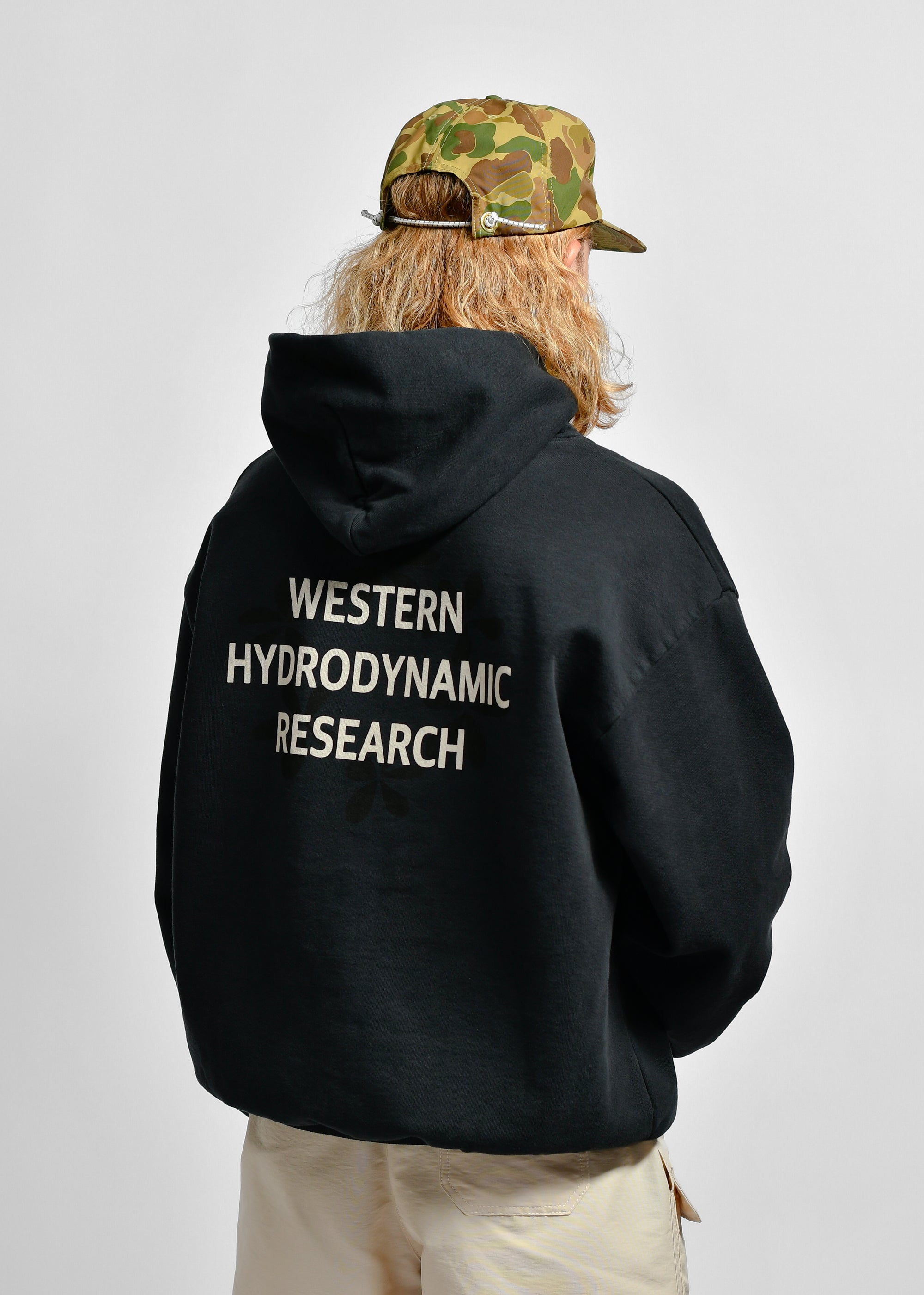 WHR - PLUMERIA HOODIE - BLACK