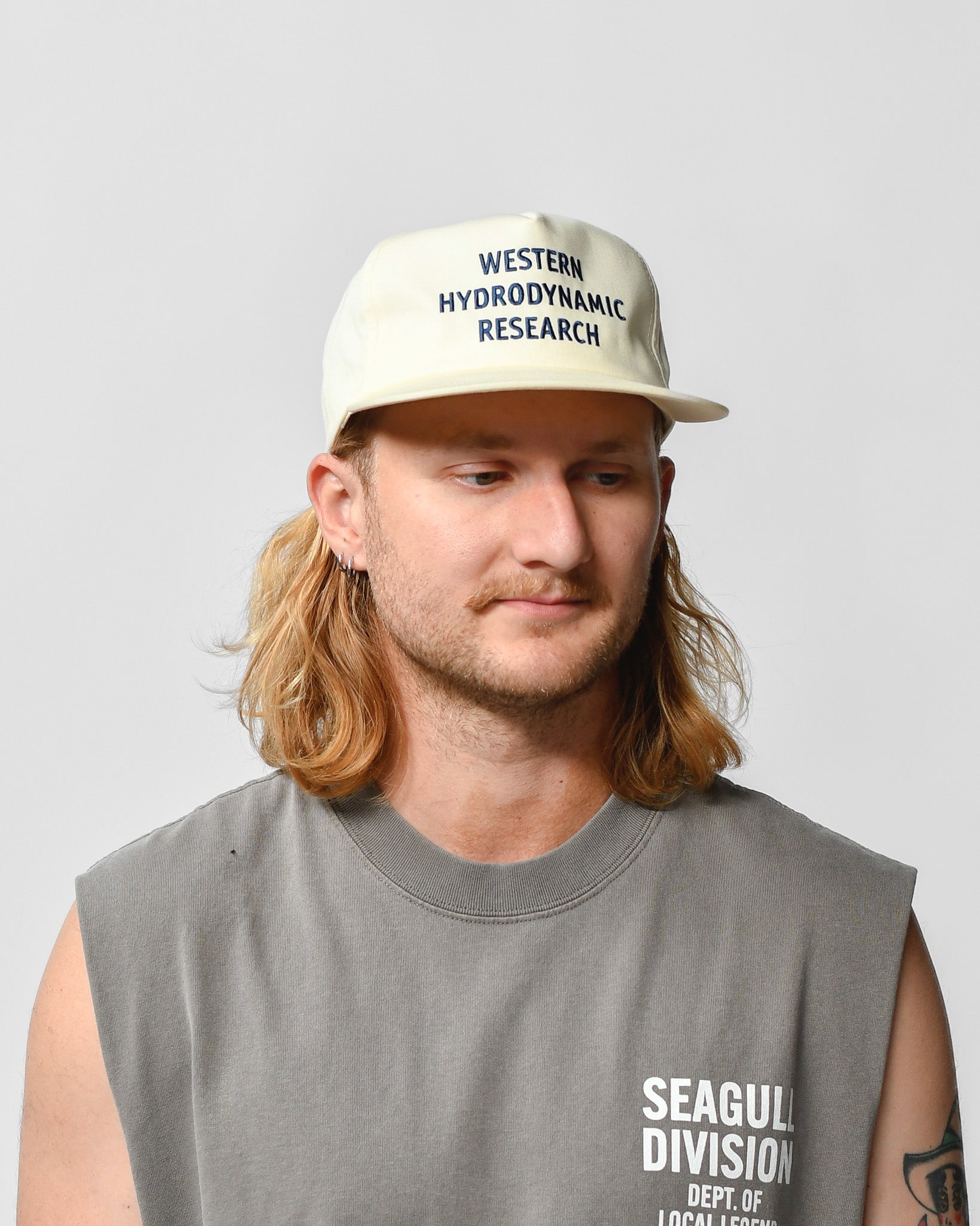 WHR - HAT - PROMO - NATURAL/NAVY