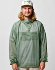 AMUNDSEN - CLOUDBURST ANORAK - MULBERRY GREEN