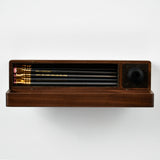 WALNUT BOX - 602 PENCILS