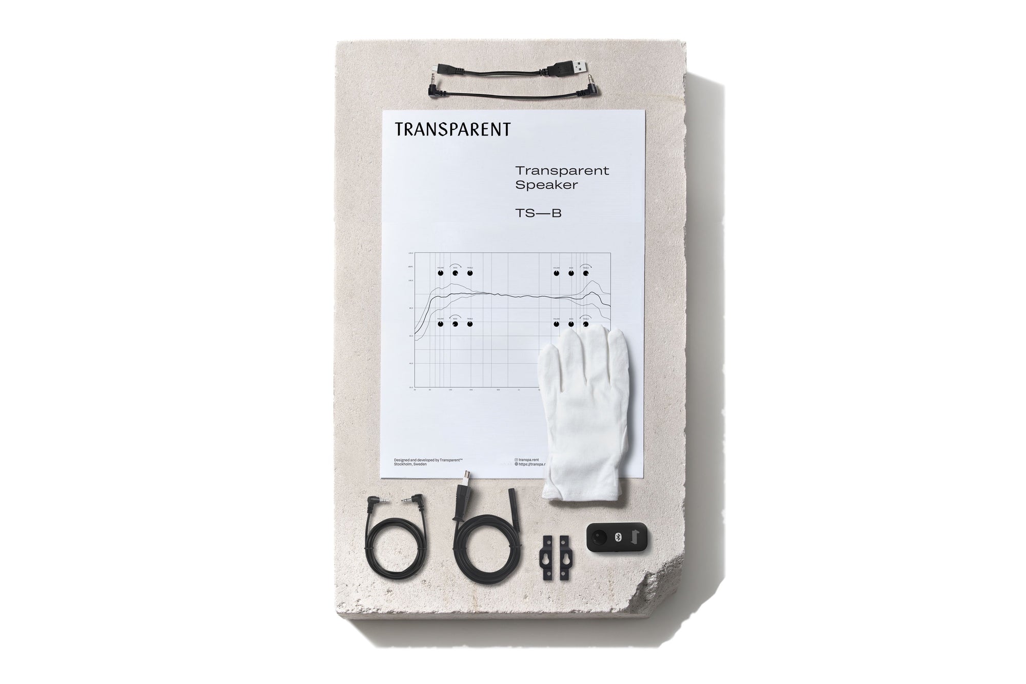 TRANSPARENT - SPEAKER - BLACK