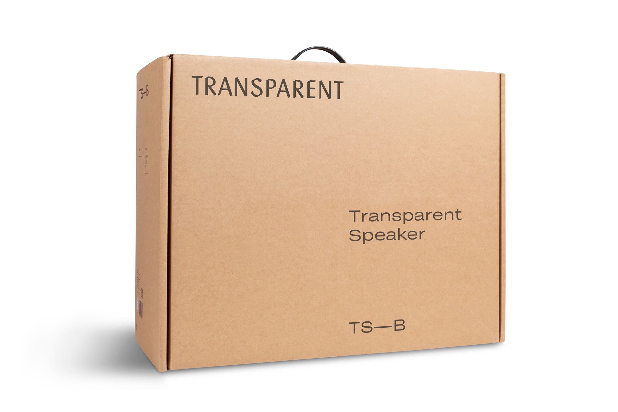 TRANSPARENT - SPEAKER - BLACK