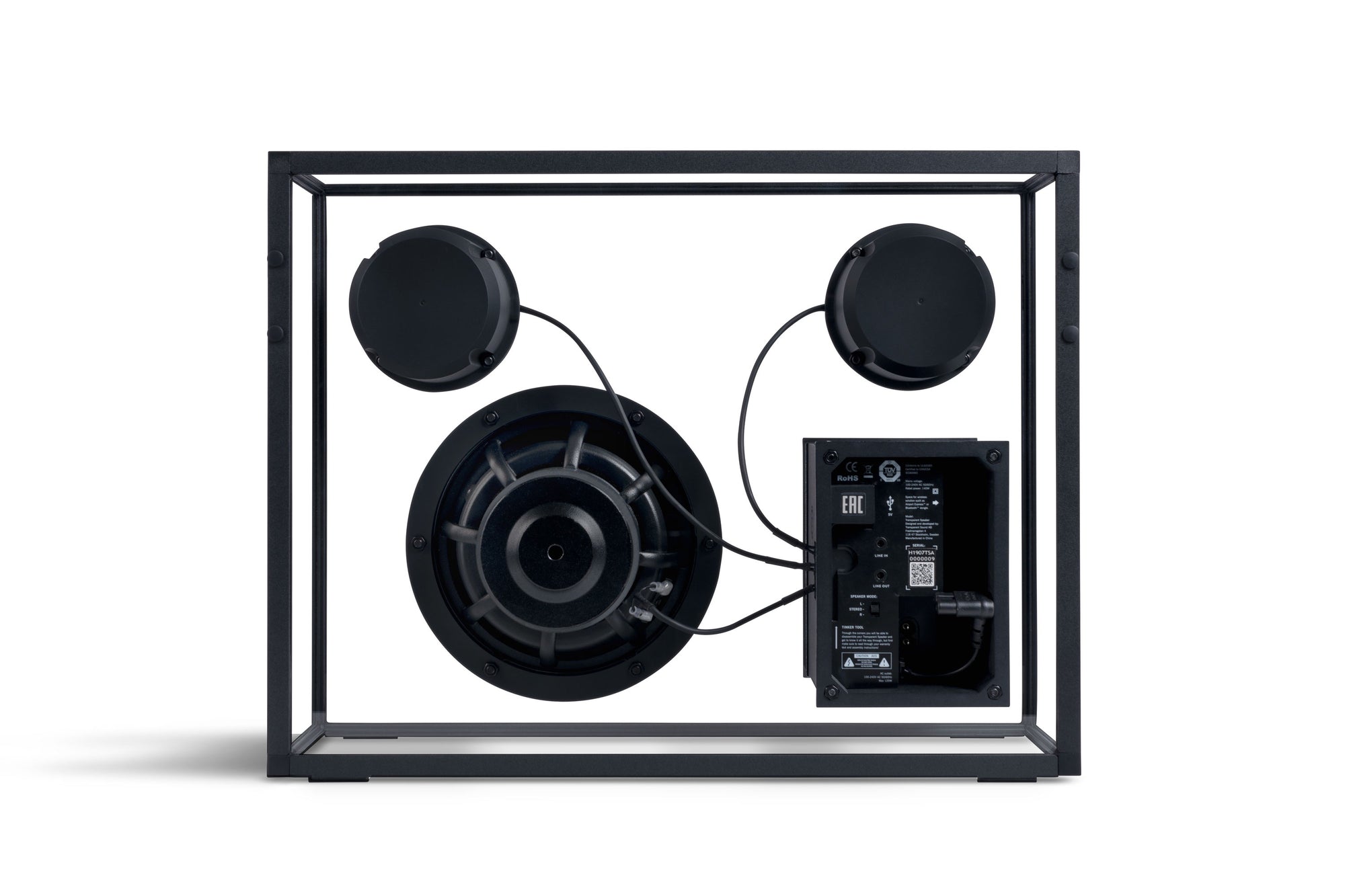 TRANSPARENT - SPEAKER - BLACK