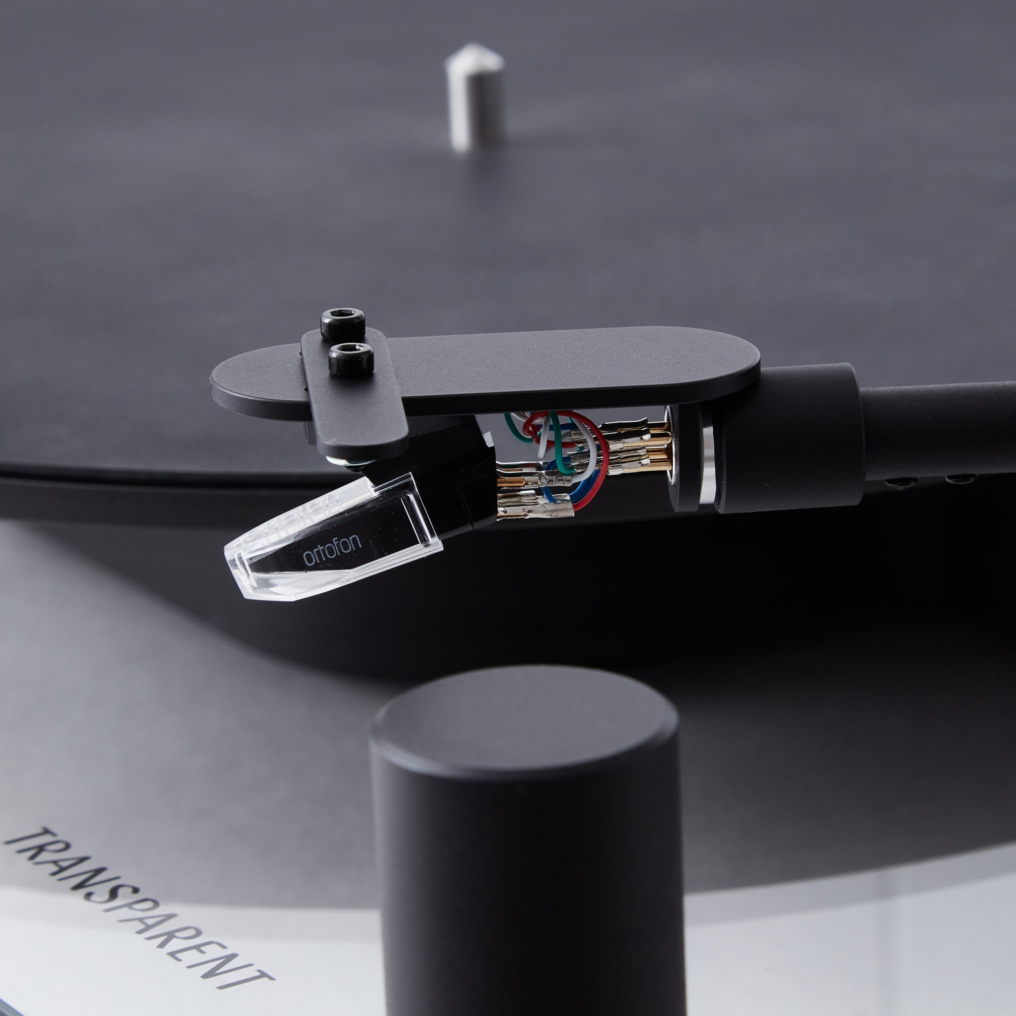 TRANSPARENT - TURNTABLE - BLACK