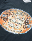 ONE OF THESE DAYS - TEE - WORLD CHAMPIONS - FADED BLACK