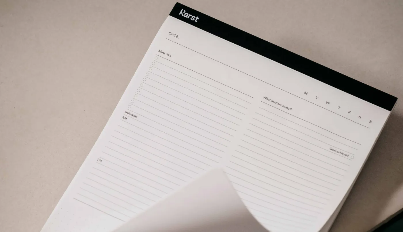 KARST - A4 DAILY ACTION PAD