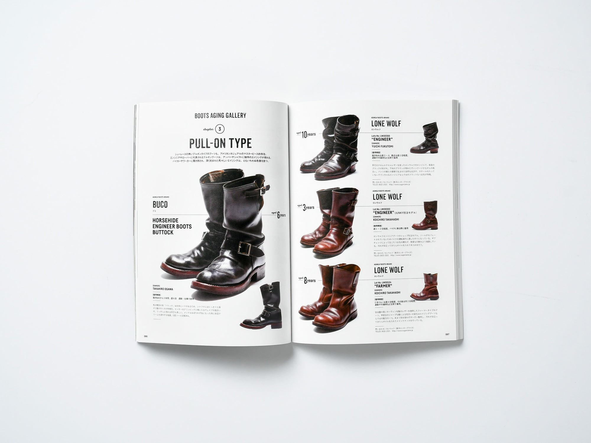 LIGHTNING VINTAGE - ARCHIVES - AGING OF BOOTS