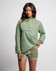 AMUNDSEN - CLOUDBURST ANORAK - MULBERRY GREEN