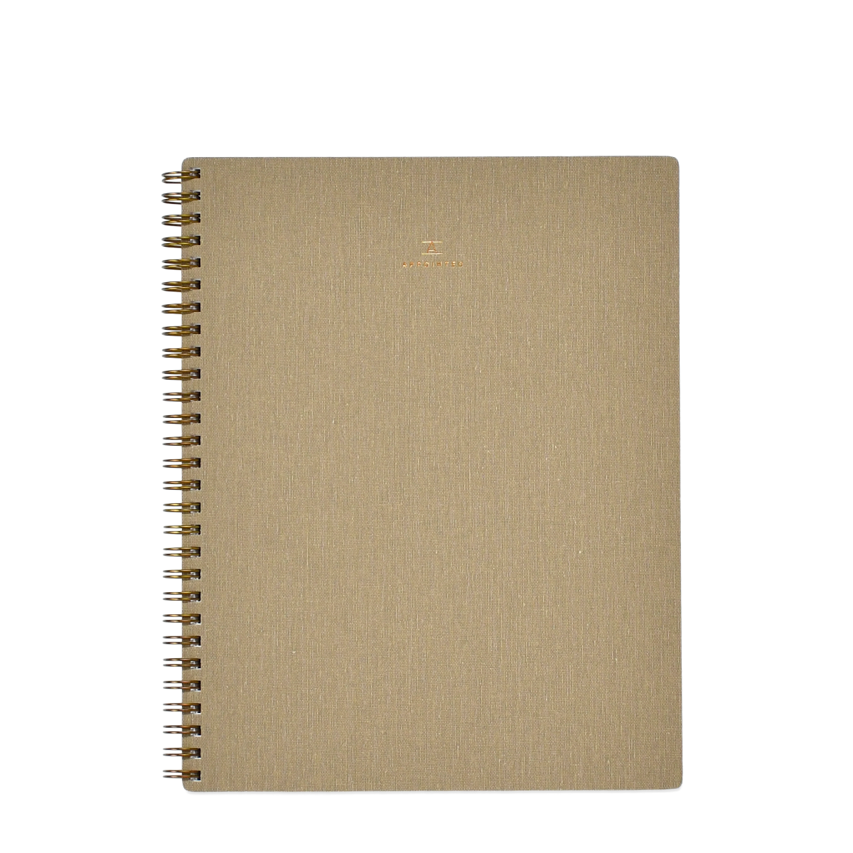 APPOINTED - NOTEBOOK - TAUPE - LINED