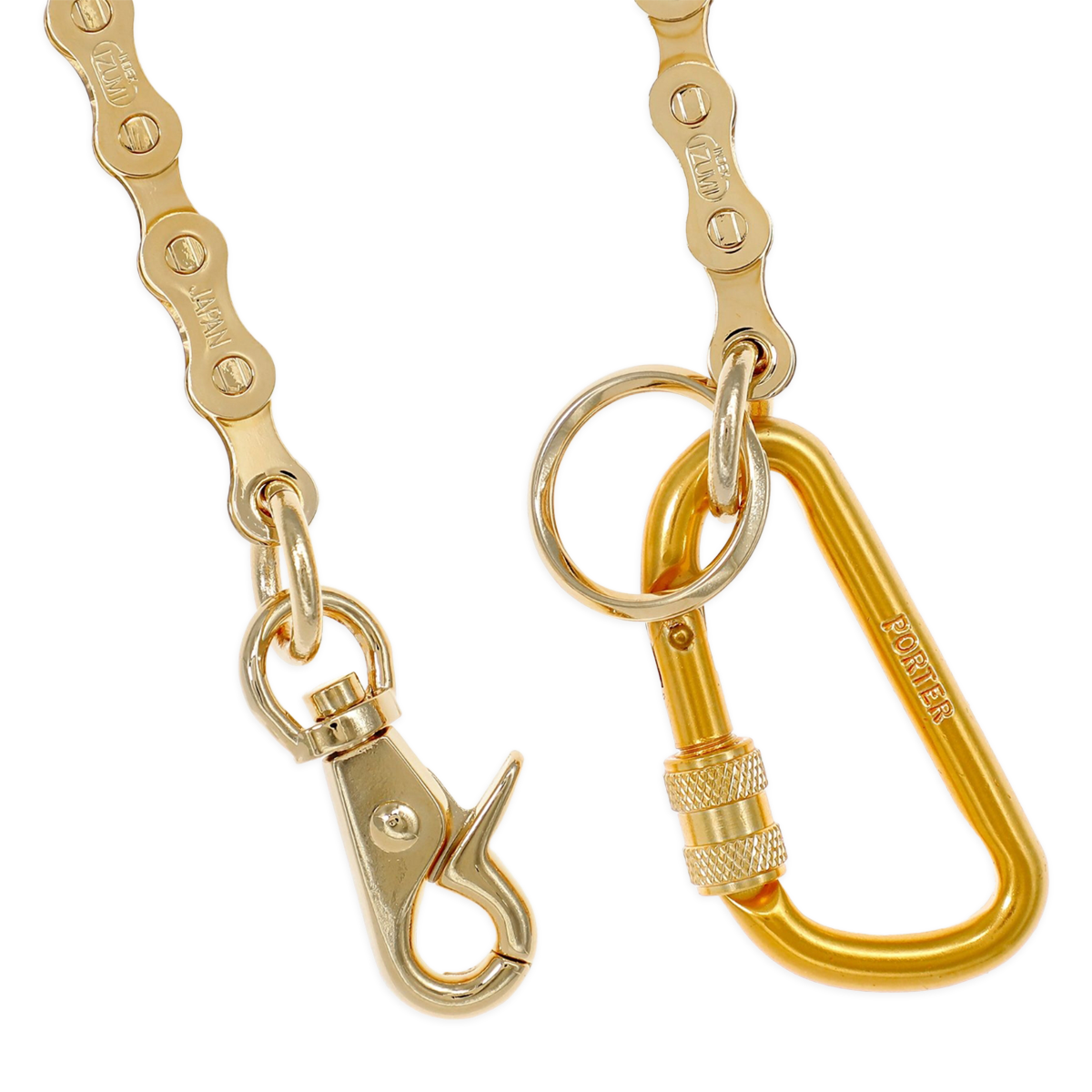 アクセサリー POTER BICYCLE CHAIN LONG GOLD PORTER YOSHIDA CO - BICYCLE CHAIN - GOLD - 92641 – CURRICULUM
