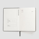 MEDIUM SLATE JOURNAL - BLACK - LINED