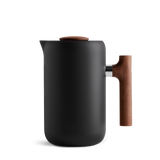 CLARA FRENCH PRESS - BLACK/WALNUT HANDLE