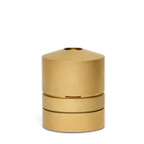 TALL CYLINDER INCENSE HOLDER - SATIN BRASS