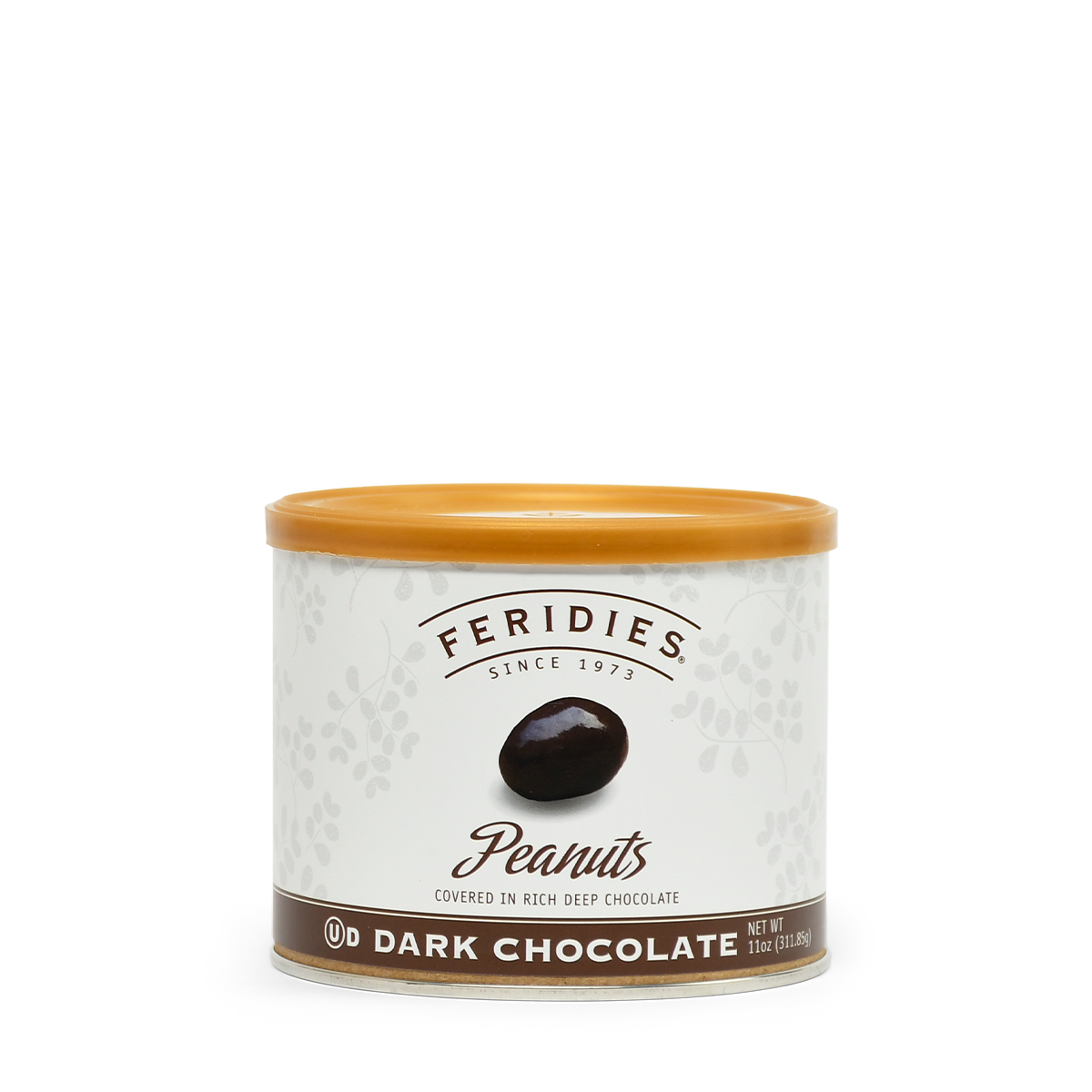 FERIDIES - DARK CHOCOLATE COVERED VIRGINIA PEANUTS - 11OZ