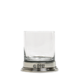 WHISKEY GLASS - PEWTER & GLASS