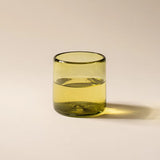 SHORT RECYCLED GLASS - PERIDOT