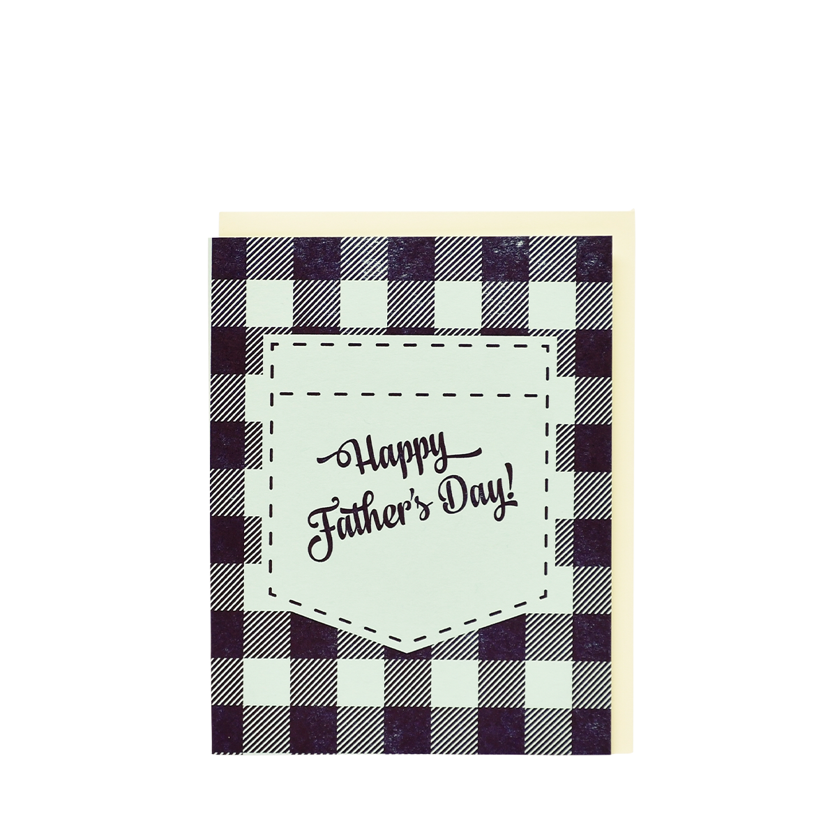 A.FAVORITE DESIGN - GREETING CARD - FATHER'S DAY PLAID