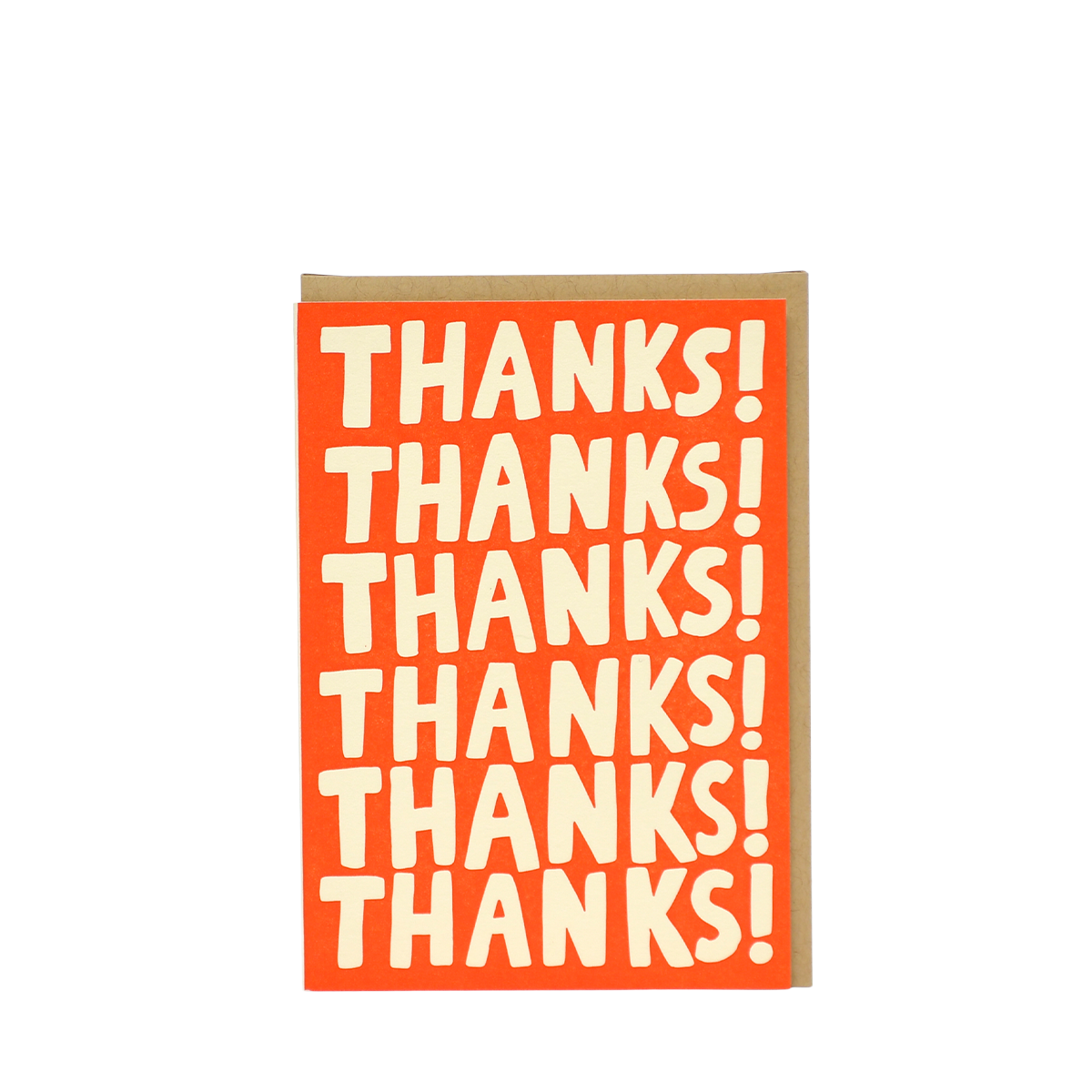 HALF PINT STUDIO - GREETING CARD - THANKS! THANKS! THANKS!