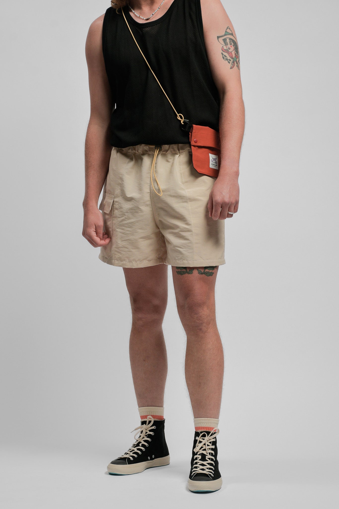HOWLIN - DOPPLER EFFECT SHORTS - CREAM