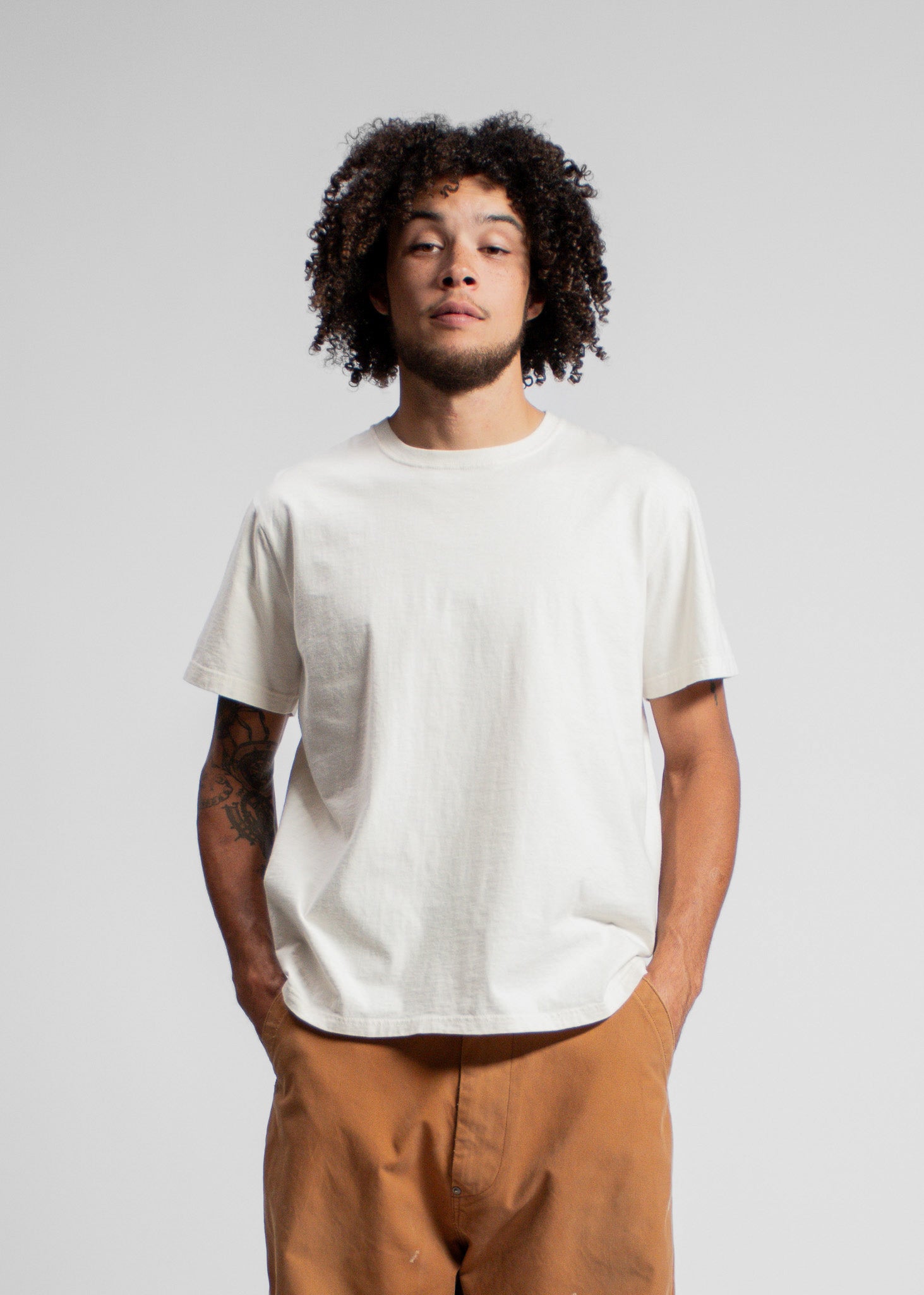 IMOGENE + WILLIE - COTTON PROJECT TEE - WHITE