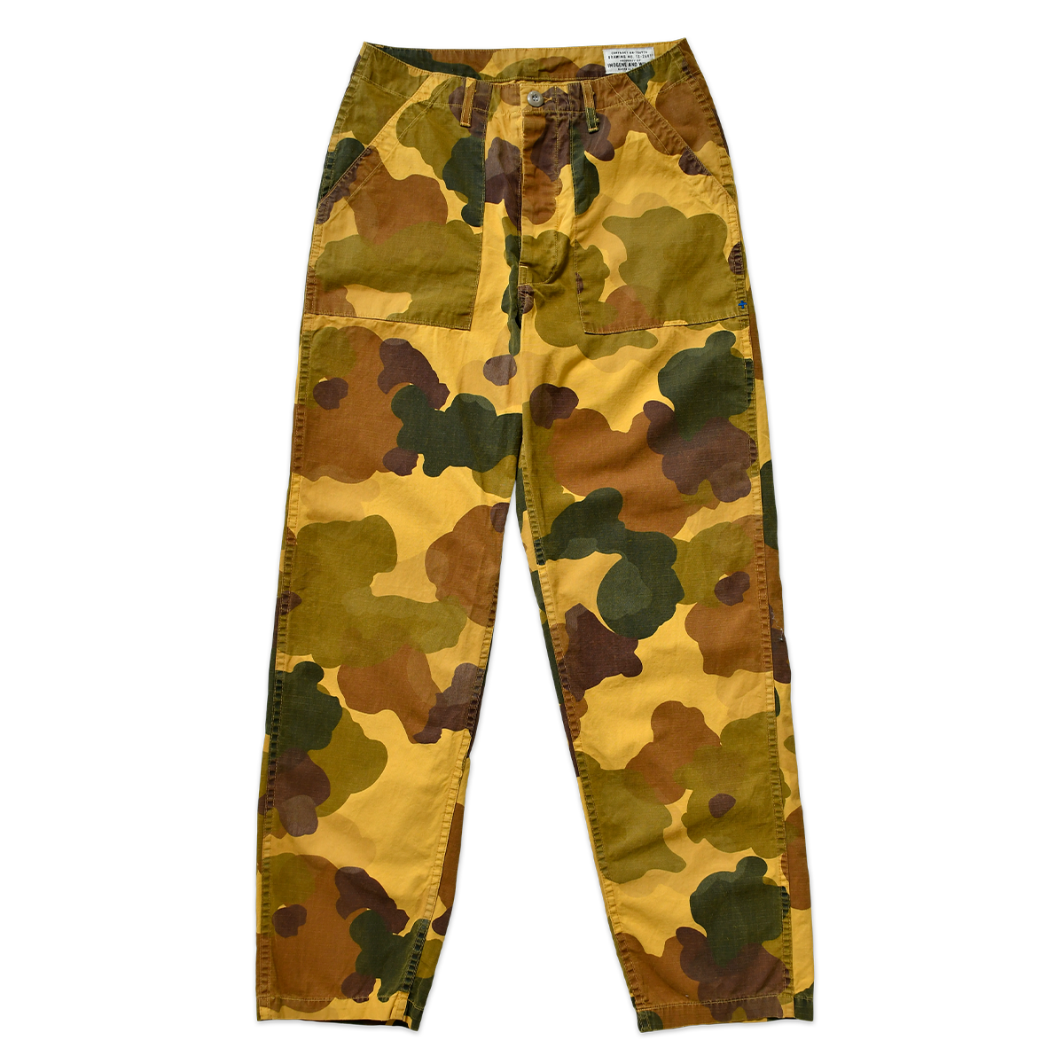 IMOGENE + WILLIE - OLIVER MILITARY TROUSER - PAINTED CAMO