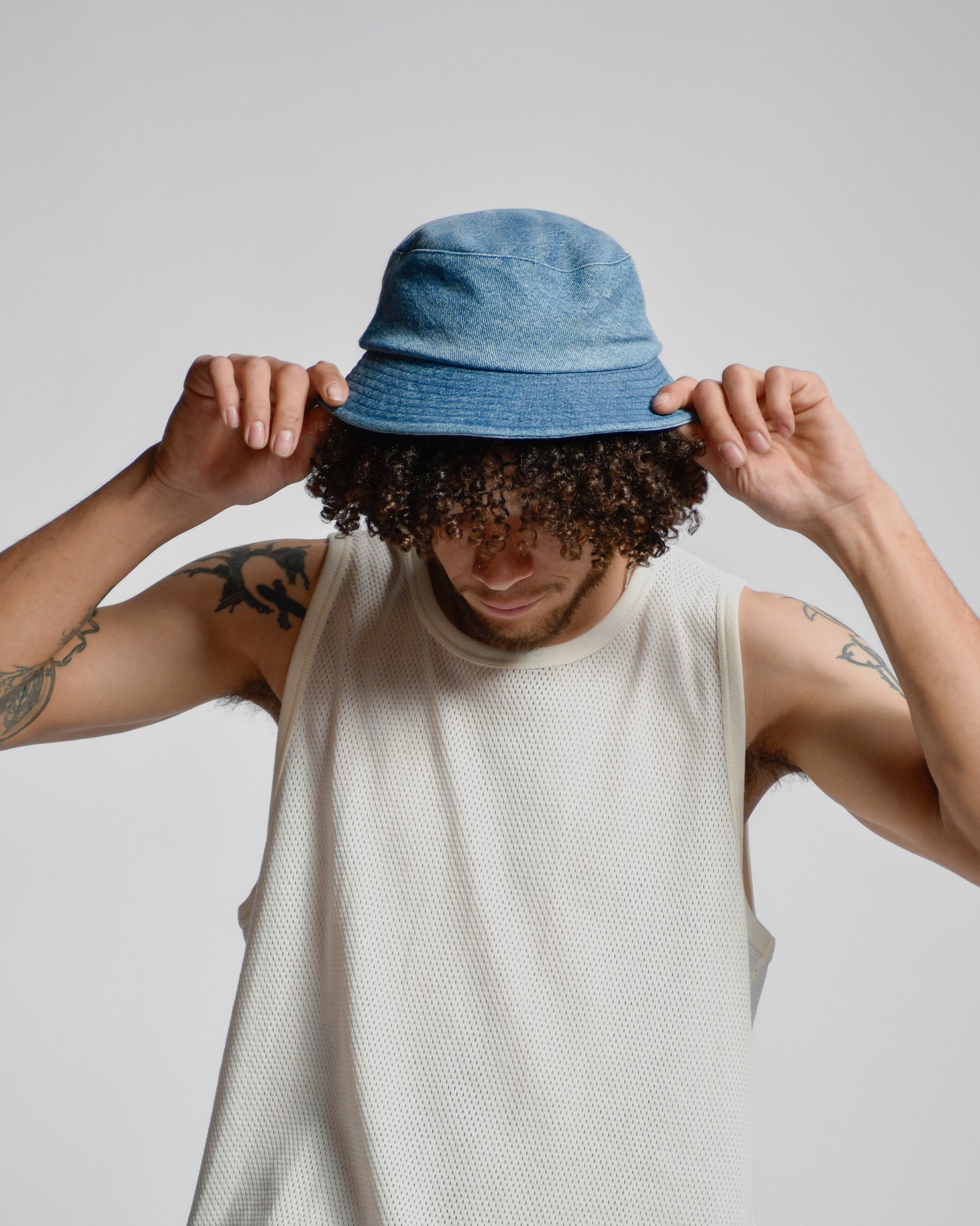 IMOGENE + WILLIE - BUCKET HAT - RECLAIMED DENIM