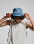IMOGENE + WILLIE - BUCKET HAT - RECLAIMED DENIM