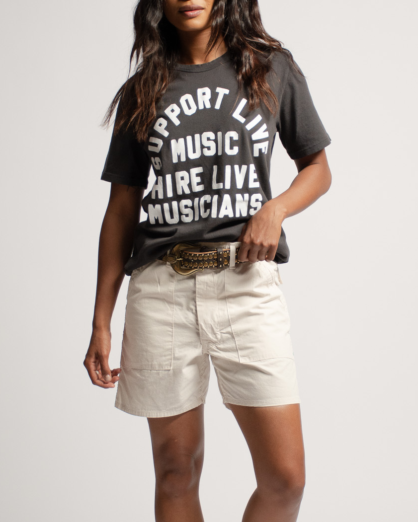 IMOGENE + WILLIE - RIPSTOP FATIGUE SHORT - STONE