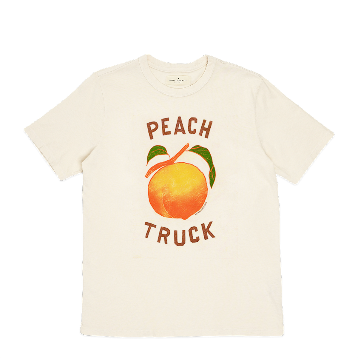 IMOGENE + WILLIE - GRAPHIC TEE - PEACH TRUCK