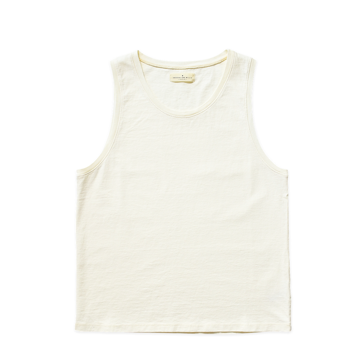 IMOGENE + WILLIE - BOX TANK - VINTAGE WHITE