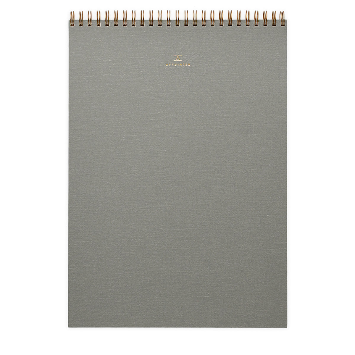 Storage Binder for Photos or Documents with Dove Gray Cotton Cover