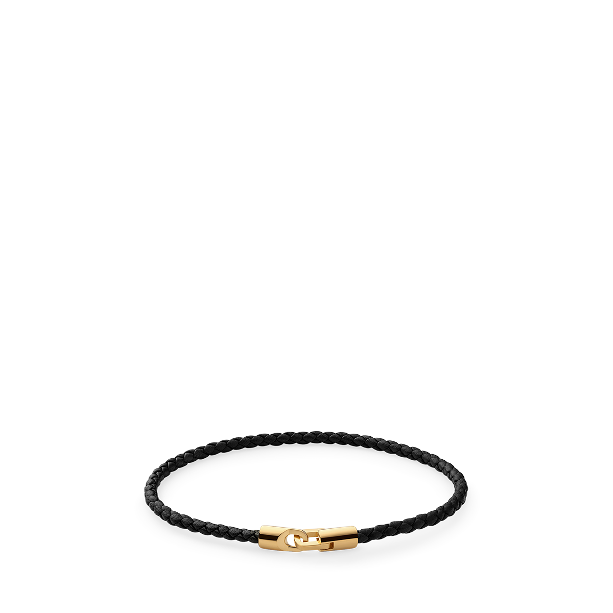 MIANSAI - CRUZ LEATHER BRACELET - GOLD - BLACK