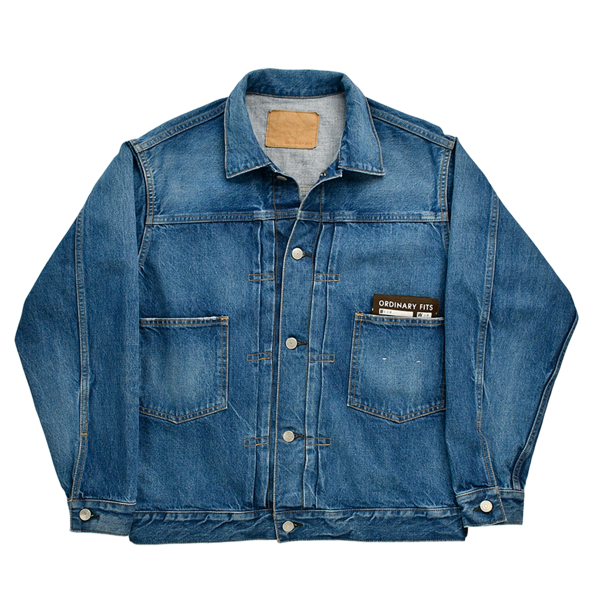 ORDINARY FITS - DENIM JACKET - USED DENIM – CURRICULUM ORDINARY FITS - DENIM JACKET - USED DENIM – CURRICULUM