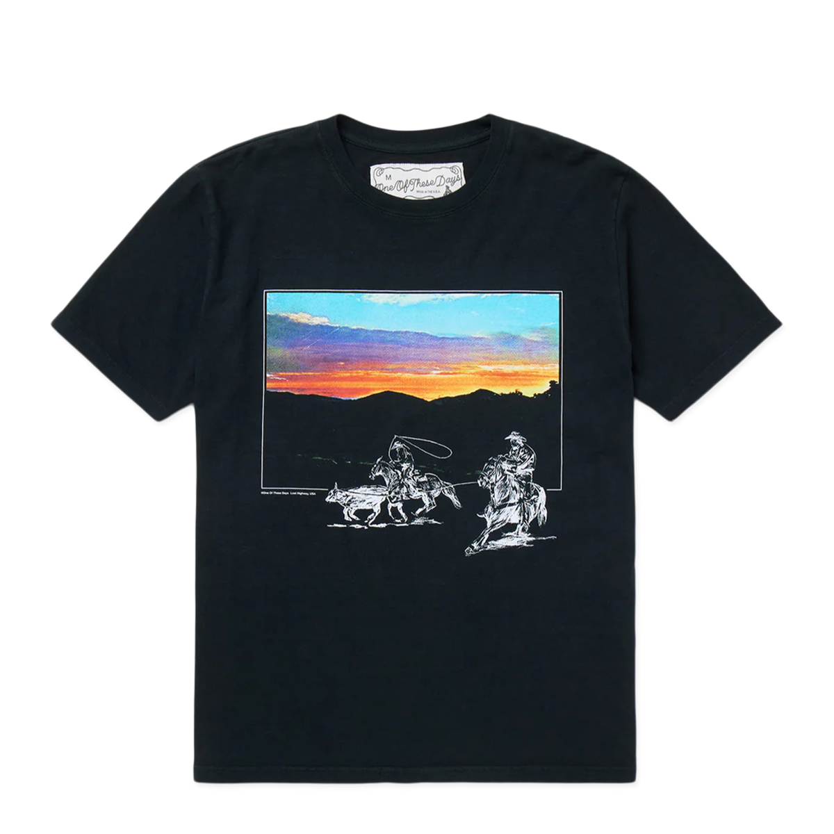 ONE OF THESE DAYS - TEE - IN ANOTHER TIME - WASHED BLACK