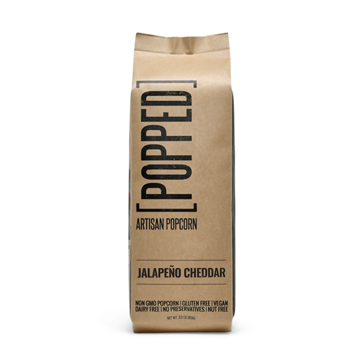 POPPED ARTISAN POPCORN - JALAPENO CHEDDAR