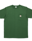 RANDY'S GARMENTS - TEE - POCKET LOGO - DARK GREEN - TS001