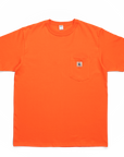 RANDY'S GARMENTS - TEE - POCKET LOGO - ORANGE - TS001