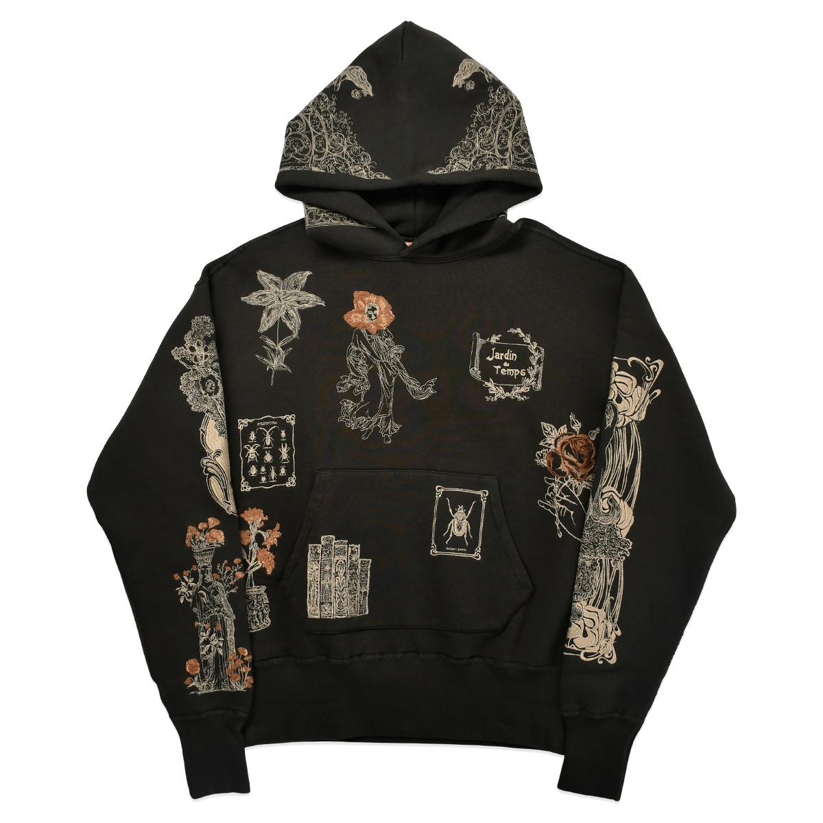 SAMUEL ZELIG - JARDIN HOODIE - FADED BLACK
