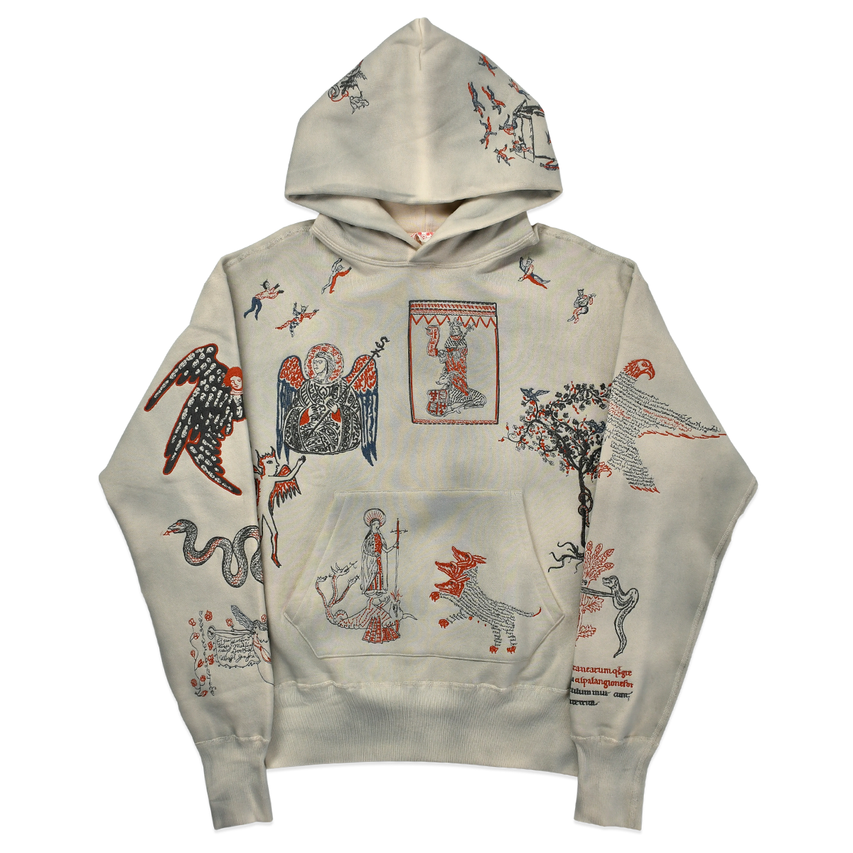 SAMUEL ZELIG - MEDIEVAL HOODIE - SMOKE GREY