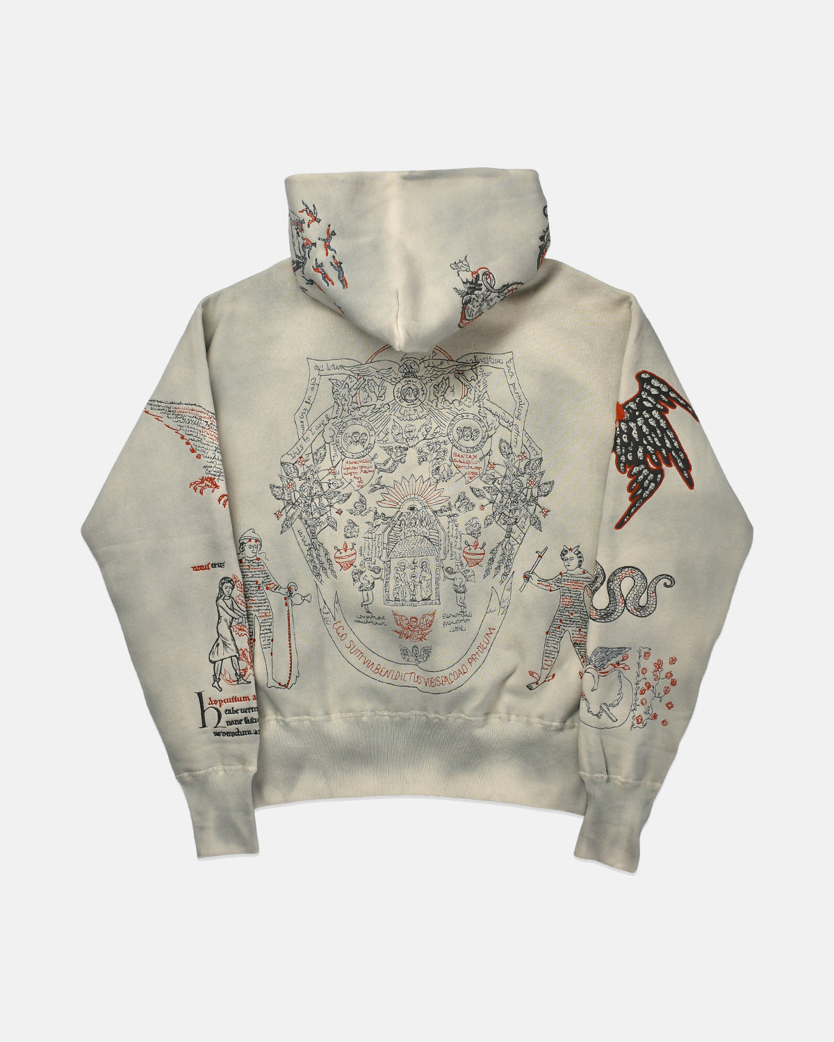 SAMUEL ZELIG - MEDIEVAL HOODIE - SMOKE GREY