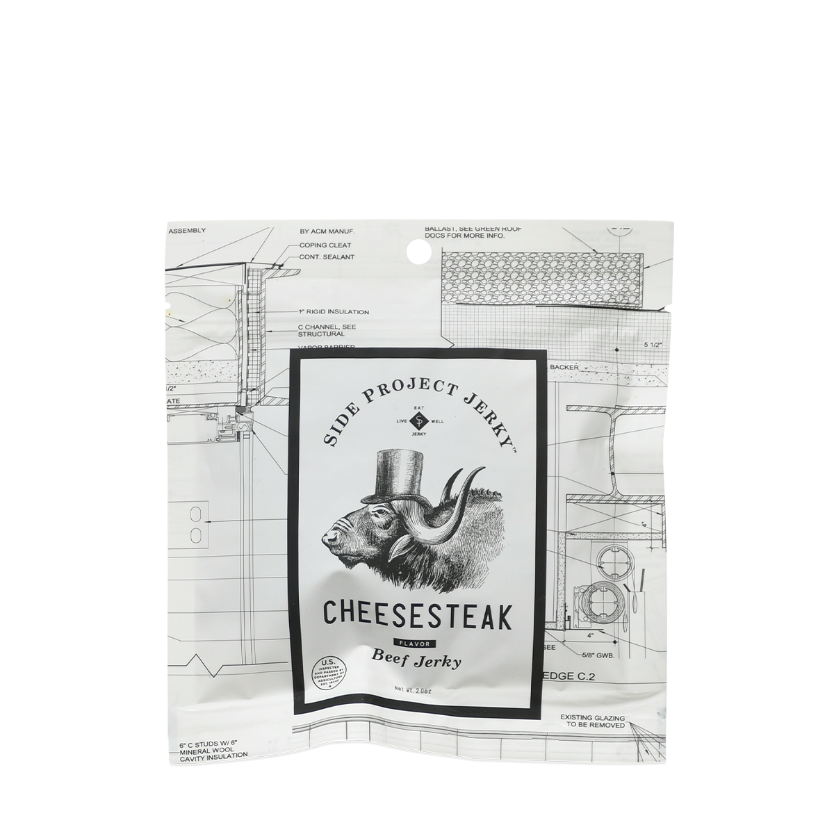 SIDE PROJECT JERKY - CHEESESTEAK