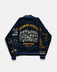 SAMUEL ZELIG - VARSITY JACKET - NAVY CORDUROY