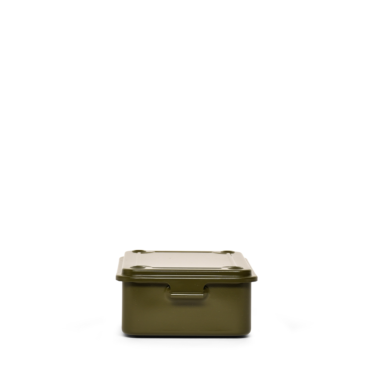 TOYO STEEL - SMALL TRUNK SHAPED BOX - T-150 - MILITARY GREEN