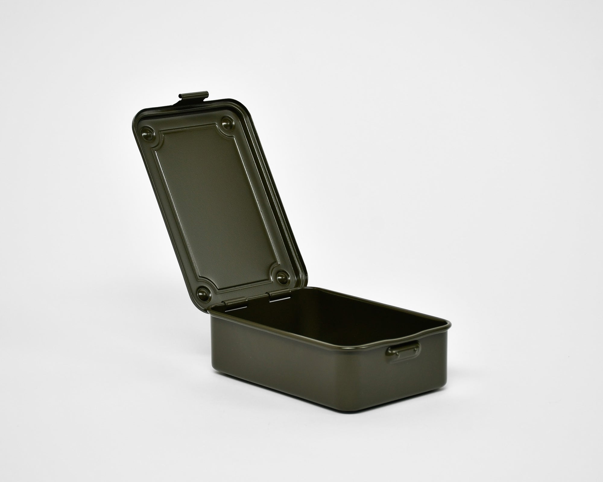 TOYO STEEL - SMALL TRUNK SHAPED BOX - T-150 - MILITARY GREEN
